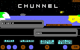 Chunnel atari screenshot